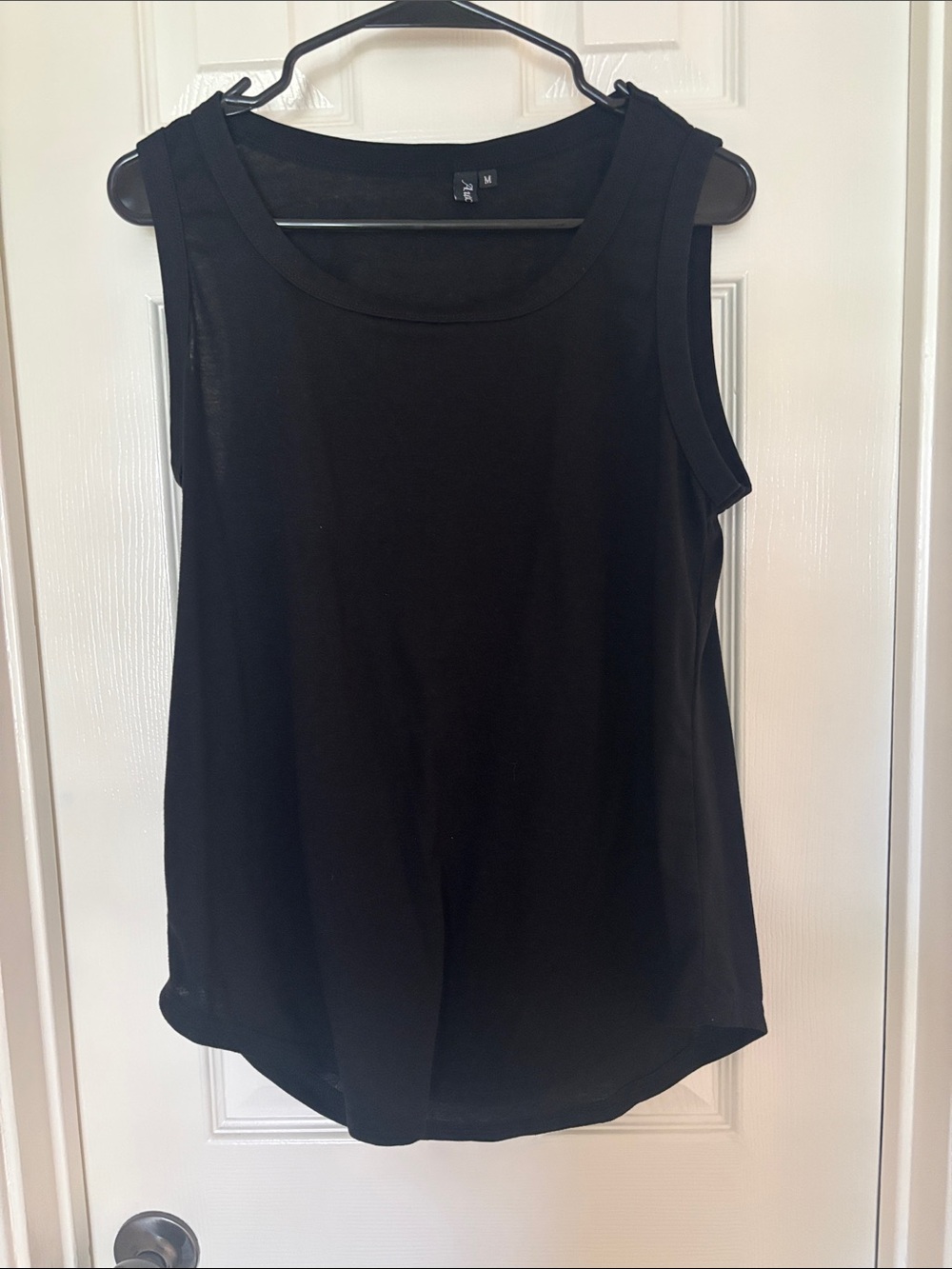 Women’s Black Sleeveless Tank Top Sz M